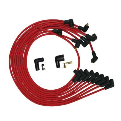 Moroso Ultra Plug Wire Set BBC Under V/C Red MPN MOR52044 For Chevy