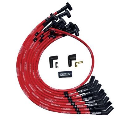 Moroso Ultra Plug Wire Set SBC Over V/C Red MPN MOR52527 For Chevy