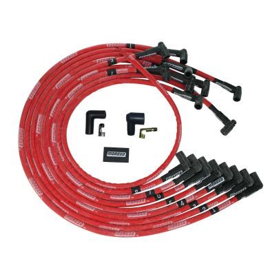 Moroso Ultra Plug Wire Set BBC Under V/C Red MPN MOR52543 For Chevy