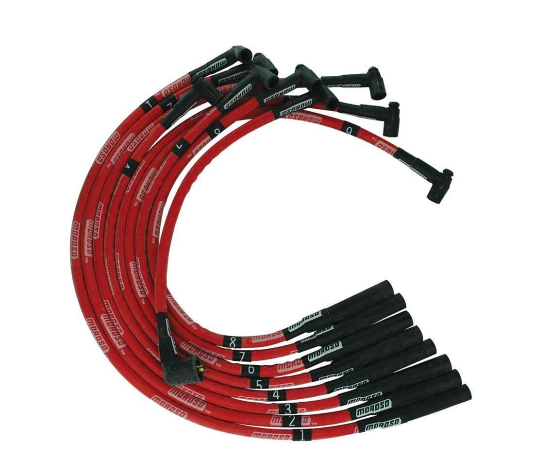 Moroso Ultra Plug Wire Set SBM 273-360 Red MPN MOR52555 For Mopar