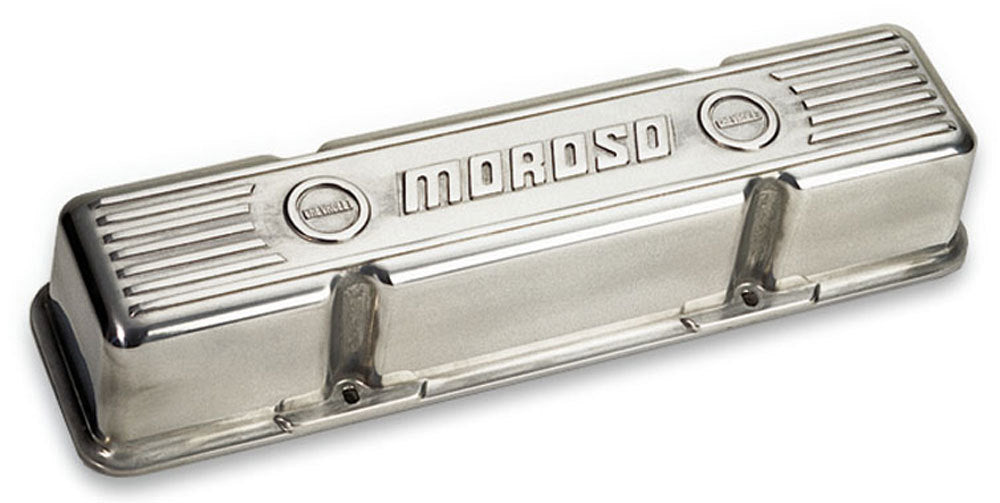 Moroso Sbc Alum. Valve Covers MPN MOR68401 For Chevy
