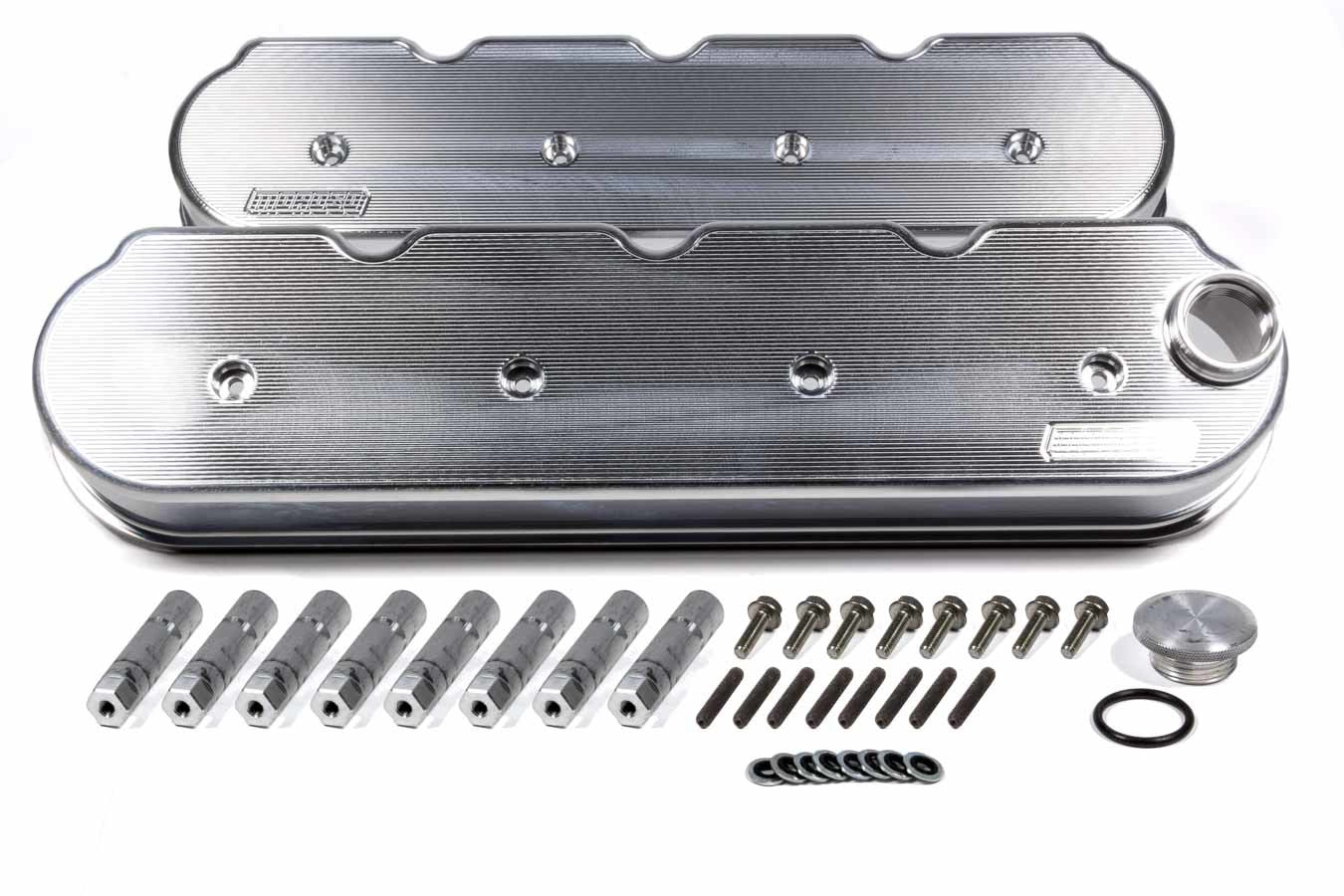 MOROSO GM LS Billet Alm. Valve Covers 2.5in Tall MOR68471