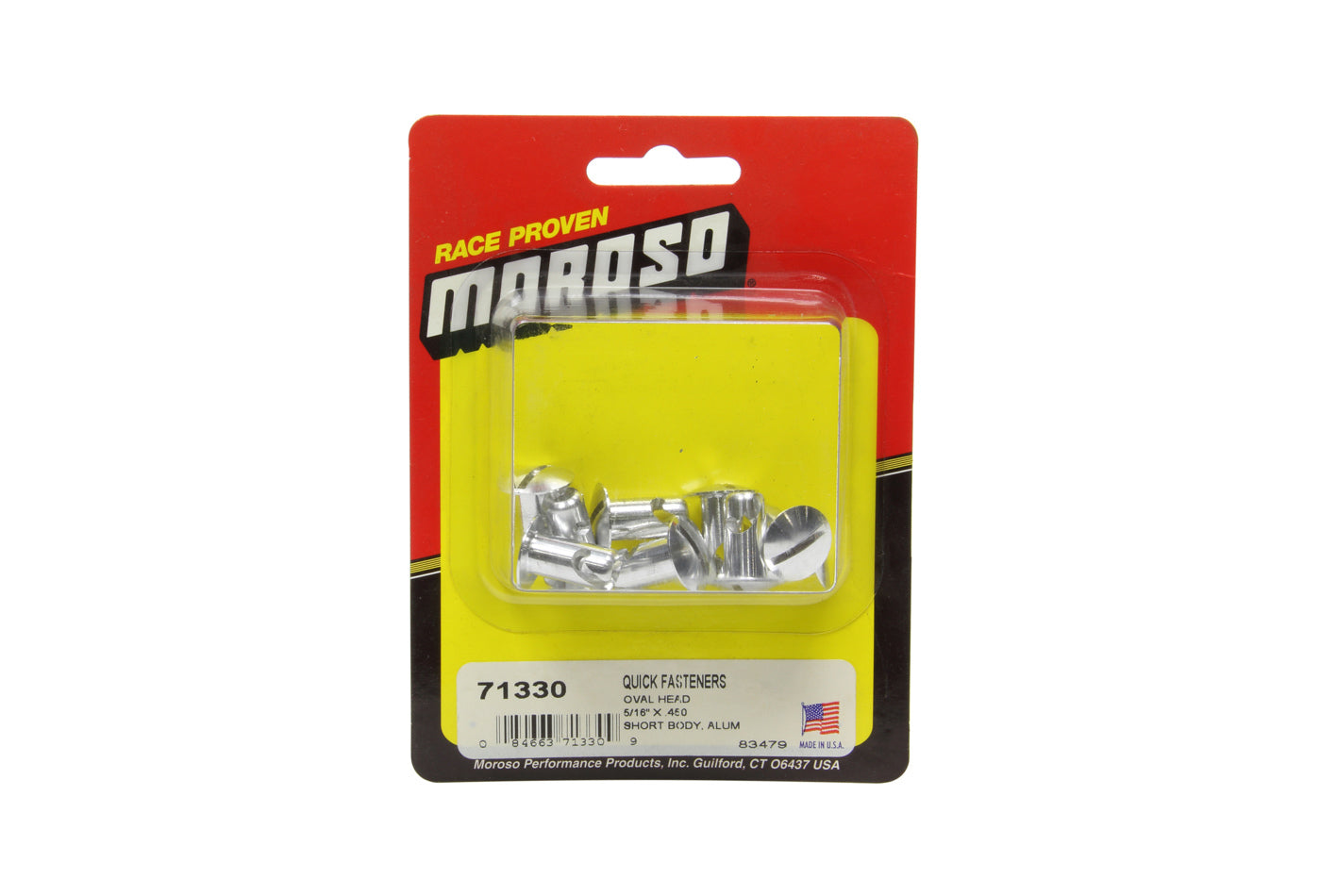 Moroso Oval Head Quick Fastener 5/16 x .450 MPN MOR71330