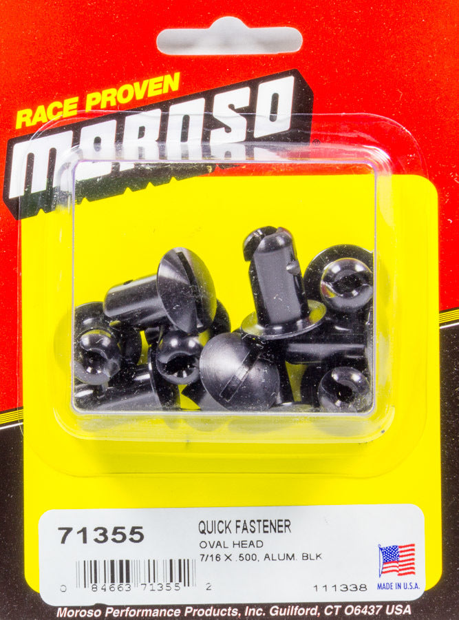 Moroso Oval Head Quick Fastener 7/16 x .500 MPN MOR71355