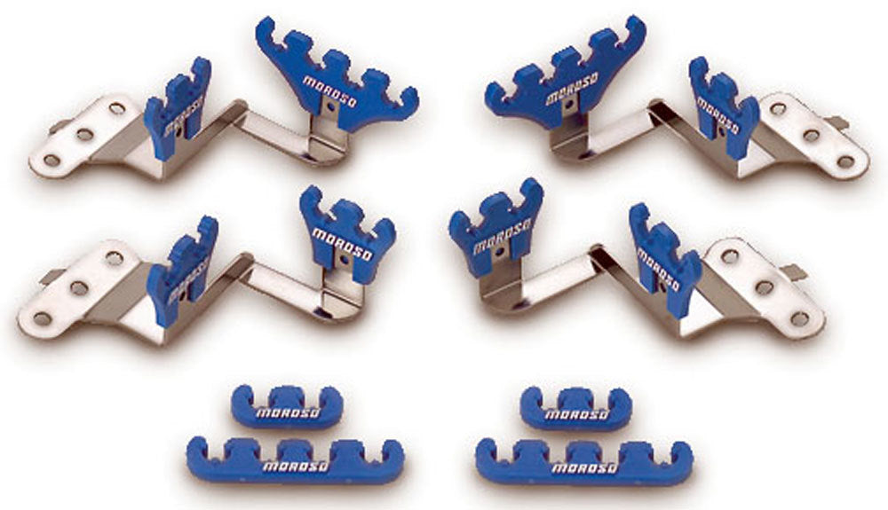 MOROSO Blue Wire Loom Kit For SBC Center Bolt V/C MOR72140