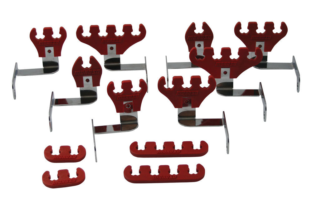 MOROSO BBC Wire Loom Kit - Red MOR72176