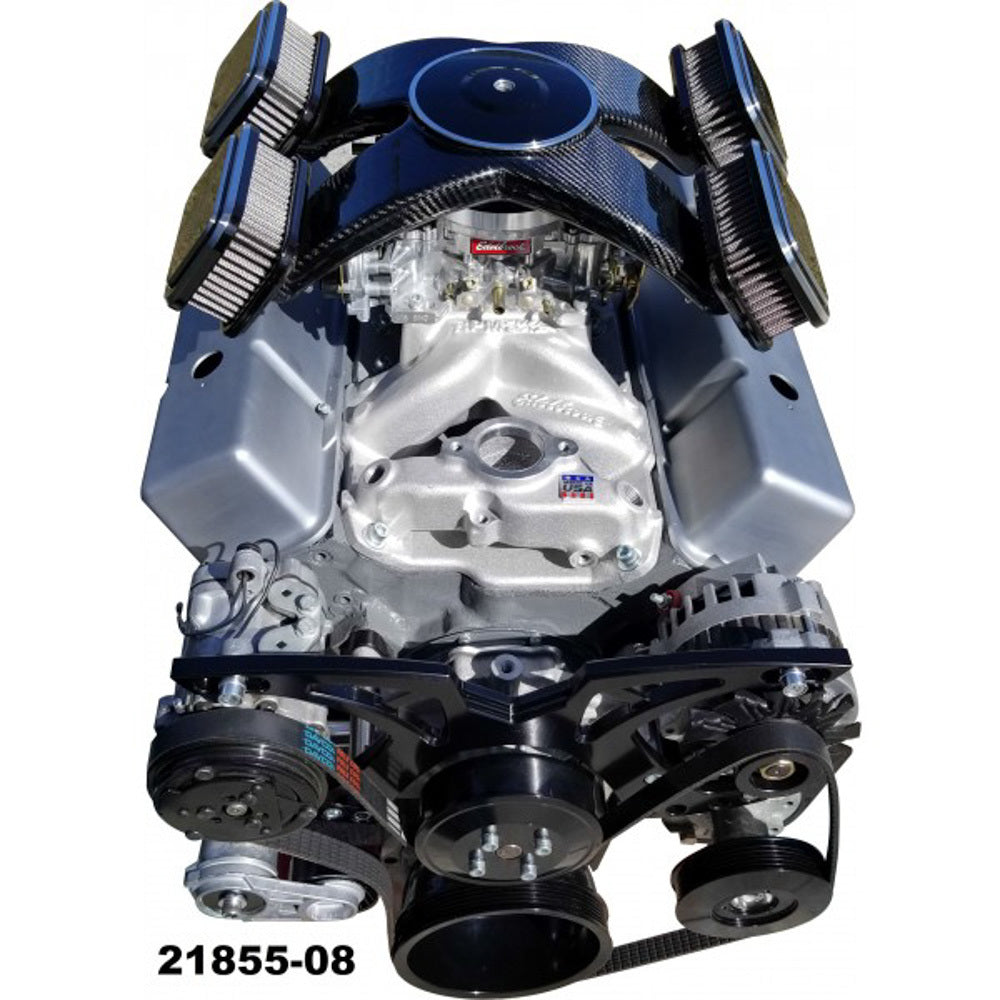 MARCH PERFORMANCE SBC Style Track Pulley System Black MPP21855-08