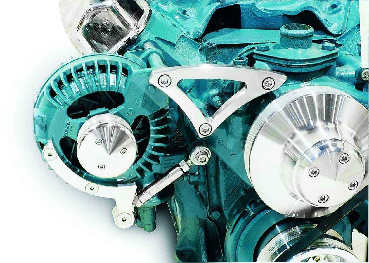 March Performance Chrysler 383/400 Alt. Bracket Kit MPN MPP40020 For Mopar