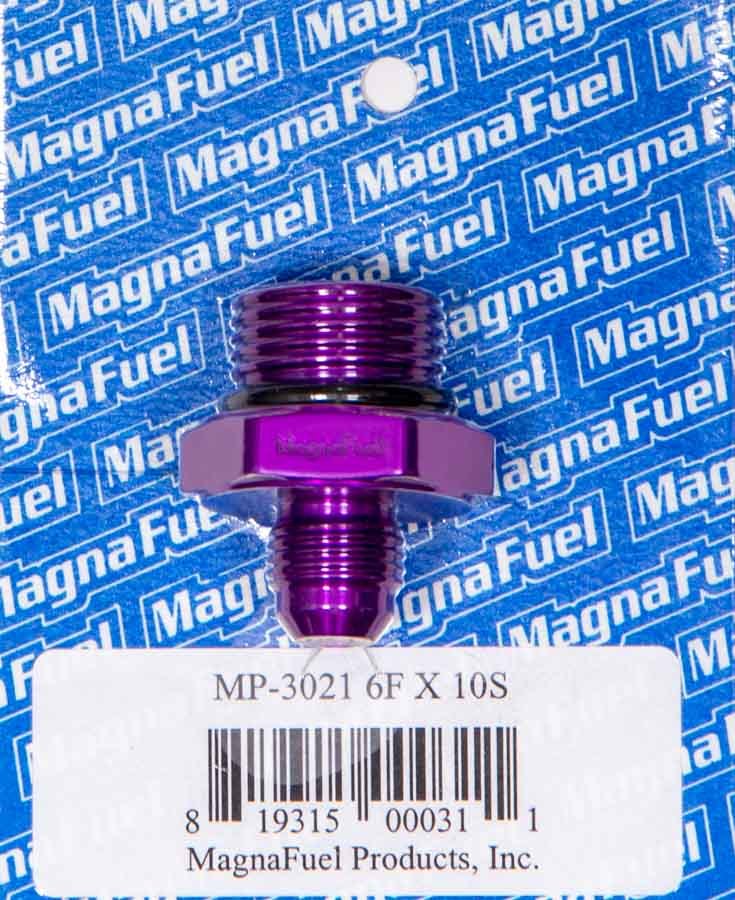 Magnafuel/Magnaflow Fuel Systems #6 to #10 O-Ring Male Adapter Fitting MPN MRFMP-3021