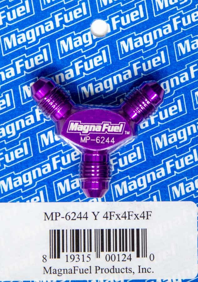 Magnafuel/Magnaflow Fuel Systems Y-Fitting - 3 #4 Male MPN MRFMP-6244
