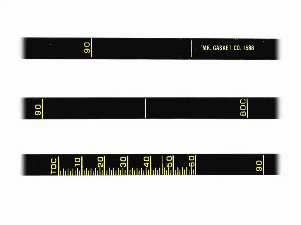Mr. Gasket Sbc 6-3/4in Timing Tape MPN MRG1588 For Chevy