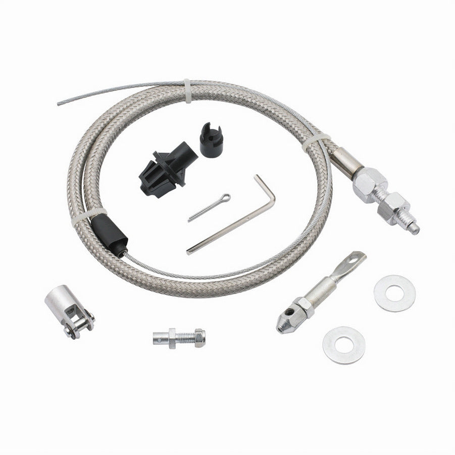 MR. GASKET Throttle Cable Kit - Steel Braided style MRG5657