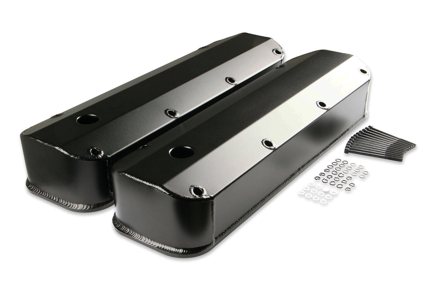 Mr. Gasket BBF Fabricated Alm Valve Cover Set MPN MRG6880BG For Ford