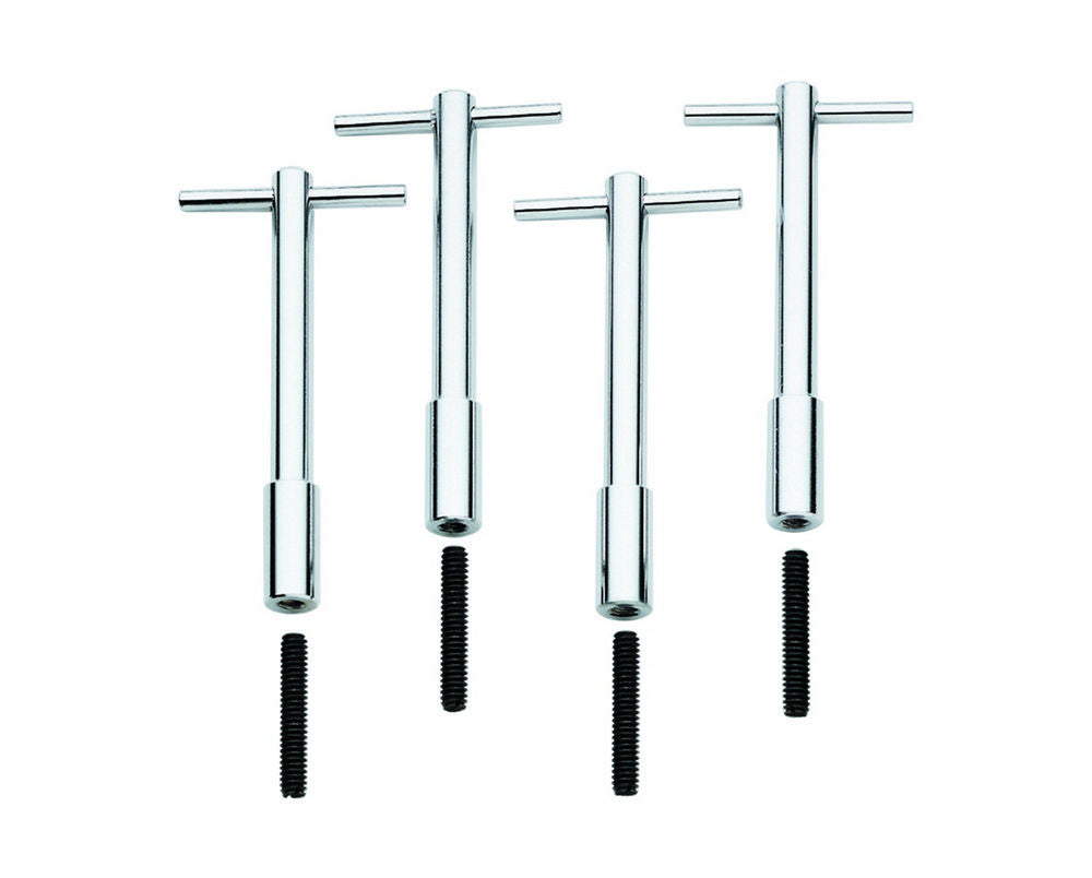 MR. GASKET Chrome T-Bar Wing Nuts MRG9818