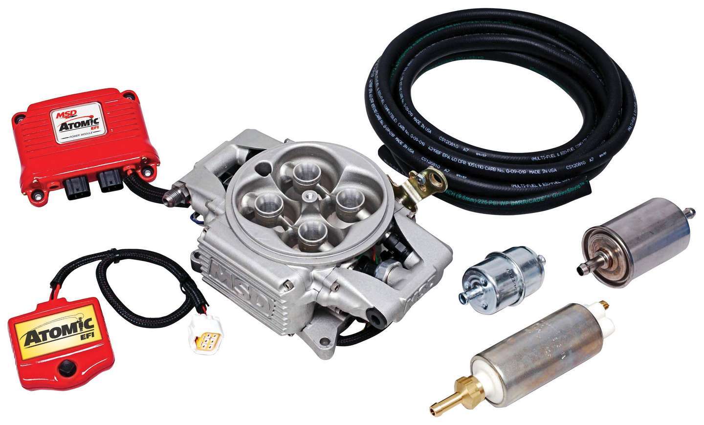 Msd Ignition Atomic EFI Master Kit w/Fuel Pump MPN MSD2900