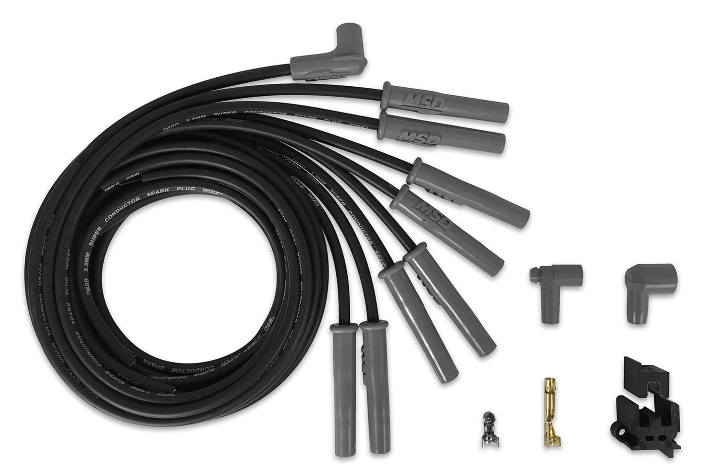 Msd Ignition 8.5MM Spark Plug Wire Set - Black MPN MSD31183