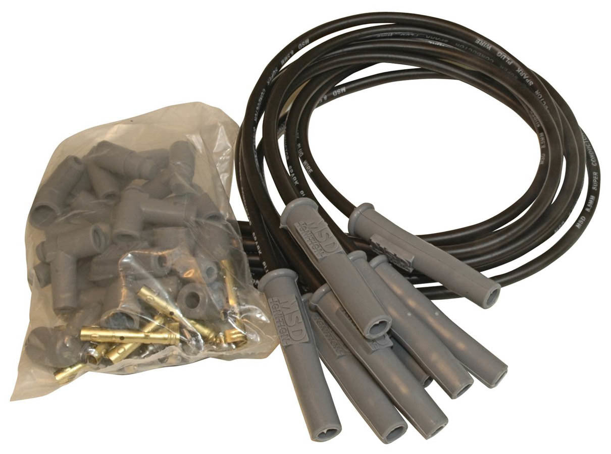 Msd Ignition 8.5MM Spark Plug Wire Set - Black MPN MSD31193