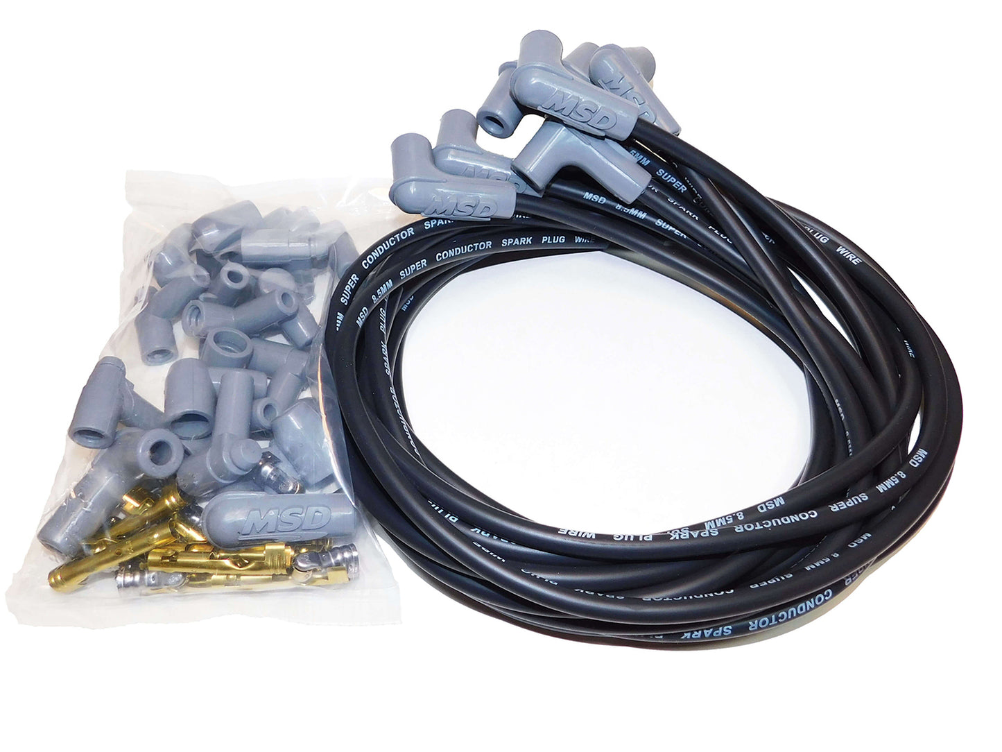 Msd Ignition 8.5MM Spark Plug Wire Set - Black MPN MSD31233