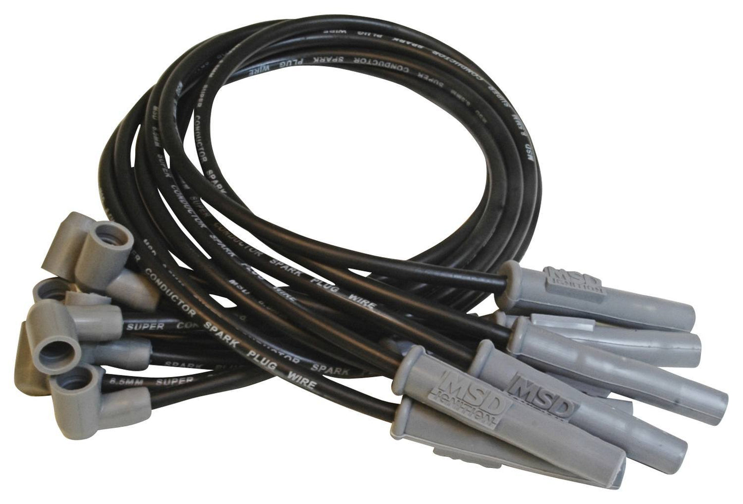 Msd Ignition 8.5MM Spark Plug Wire Set - Black MPN MSD31383 For Ford Cleveland