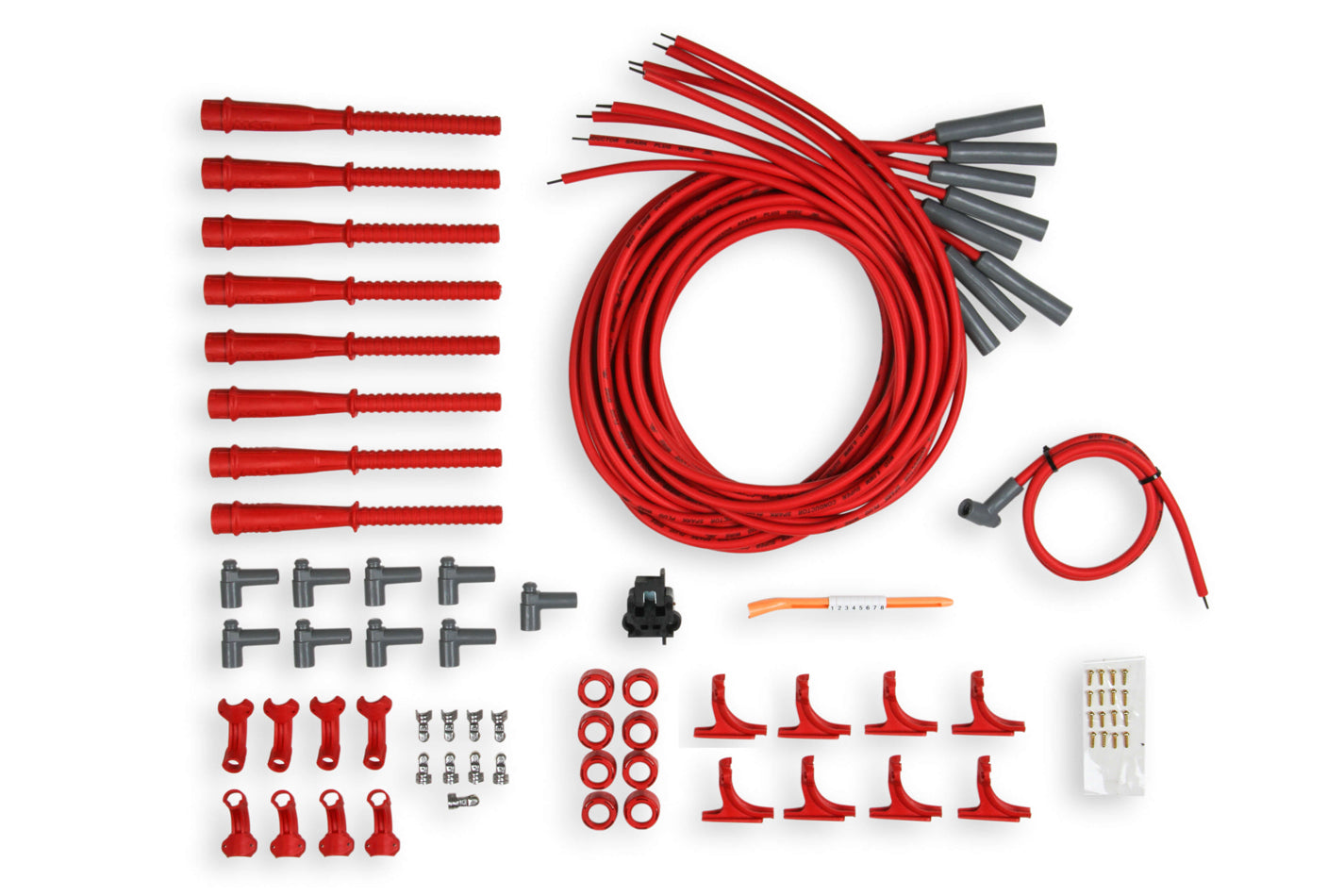 Msd Ignition 8.5MM Spark Plug Wire Set - Red MPN MSD31529