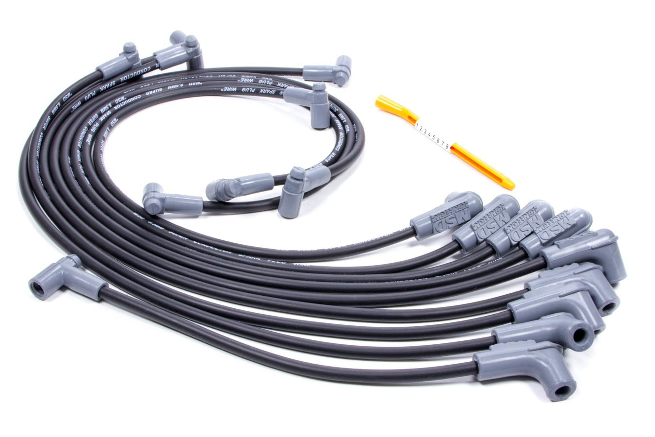 Msd Ignition 8.5MM Spark Plug Wire Set - Black MPN MSD31543 For Chevy Sprint Car