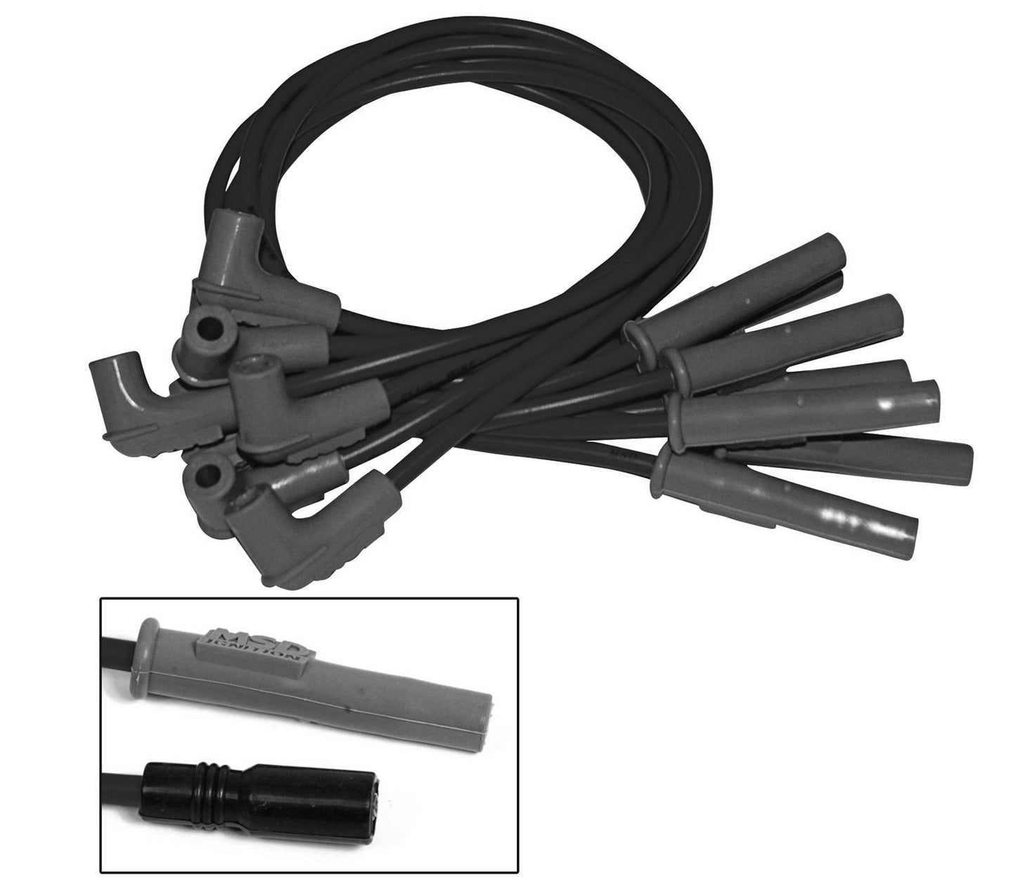 Msd Ignition 8.5mm Wire Set - GM LS Series w/Remote Coil MPN MSD32073 For GM LS-Series