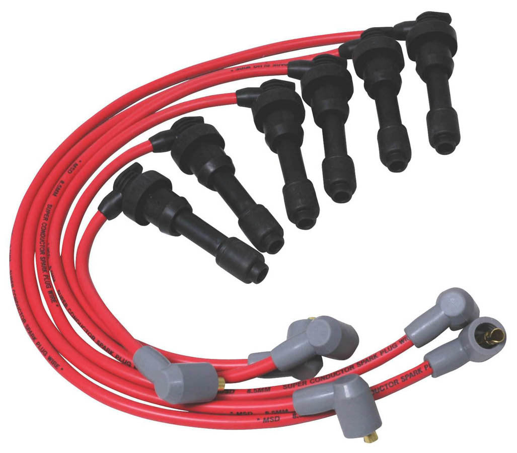 Msd Ignition 8.5MM Wire Set - '92-96 Mitsubushi V6 MPN MSD32709 For Mitsubishi V6