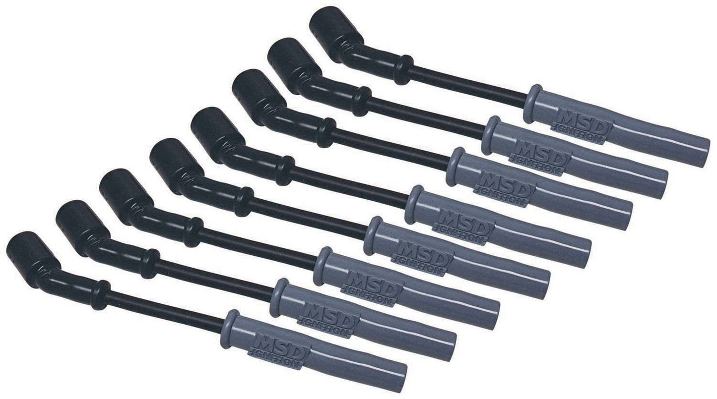 Msd Ignition 8.5MM Spark Plug Wire Set - Black MPN MSD32813 For GM LS-Series