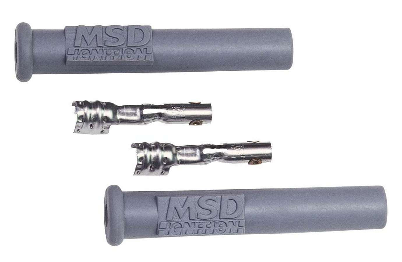 MSD IGNITION Straight Spark Plug Boots- 2 Per Card MSD3301