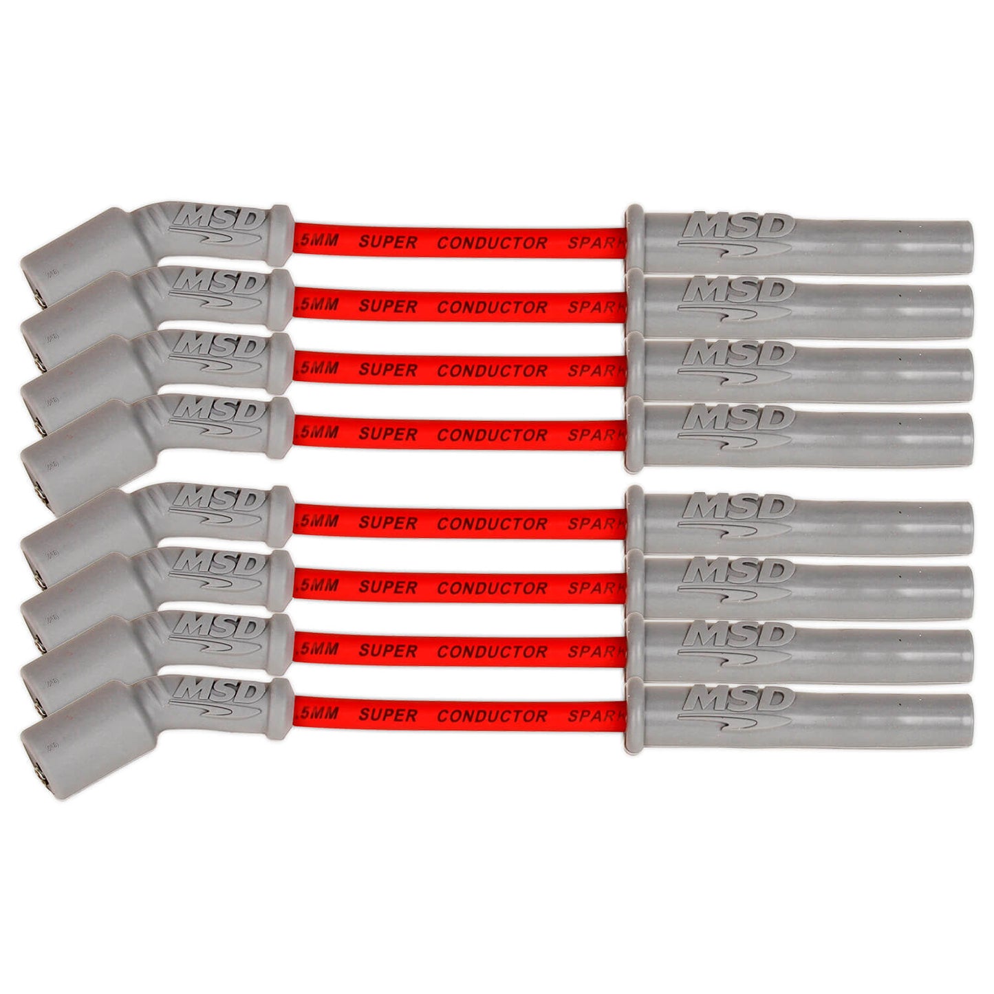 Msd Ignition Plug Wire Set - Red GM LT1 2014-Up MPN MSD33829 For GM GenV LT-Series