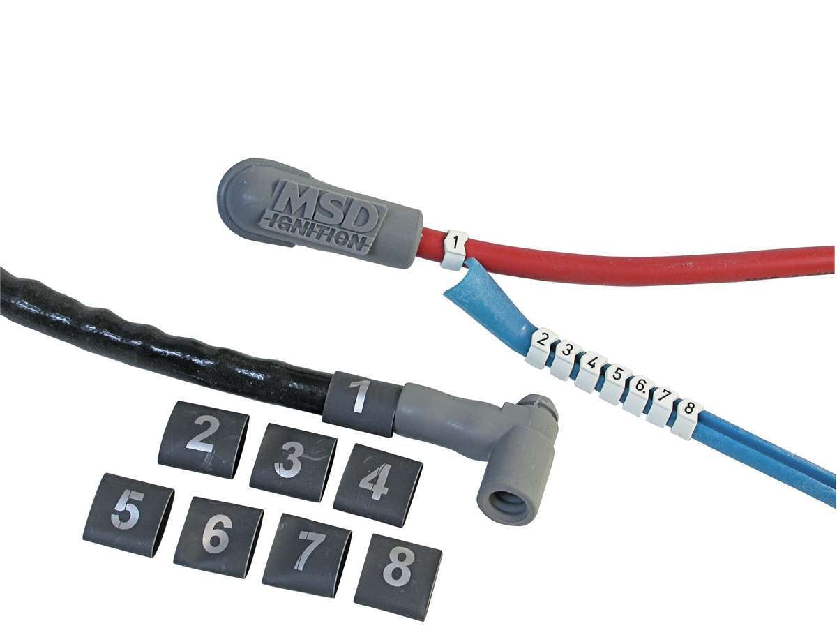 MSD IGNITION 8.5MM Wire Cyl Markers MSD3414