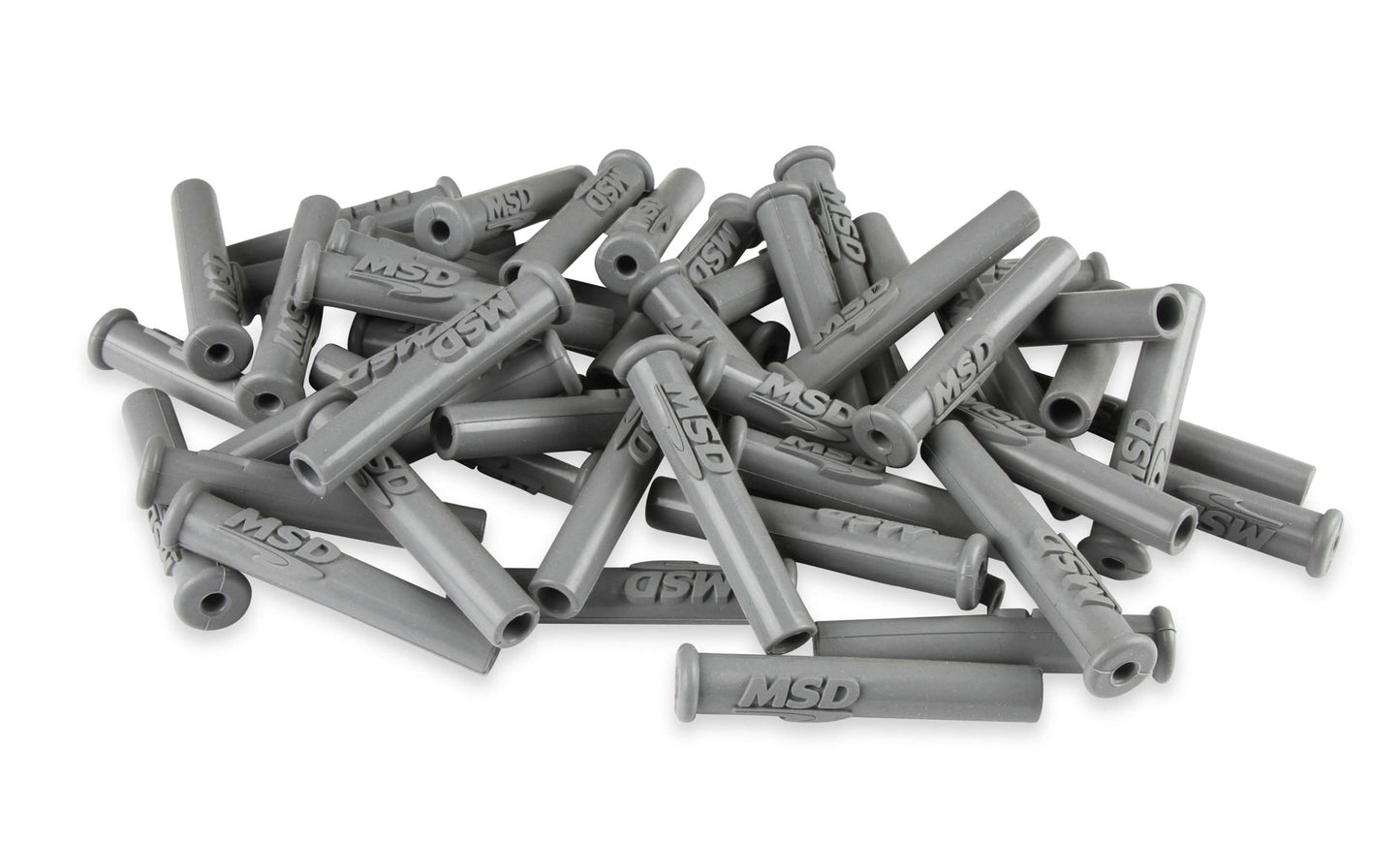 Msd Ignition Spark Plug Boot Straight Gray Silicone 50pk MPN MSD34564