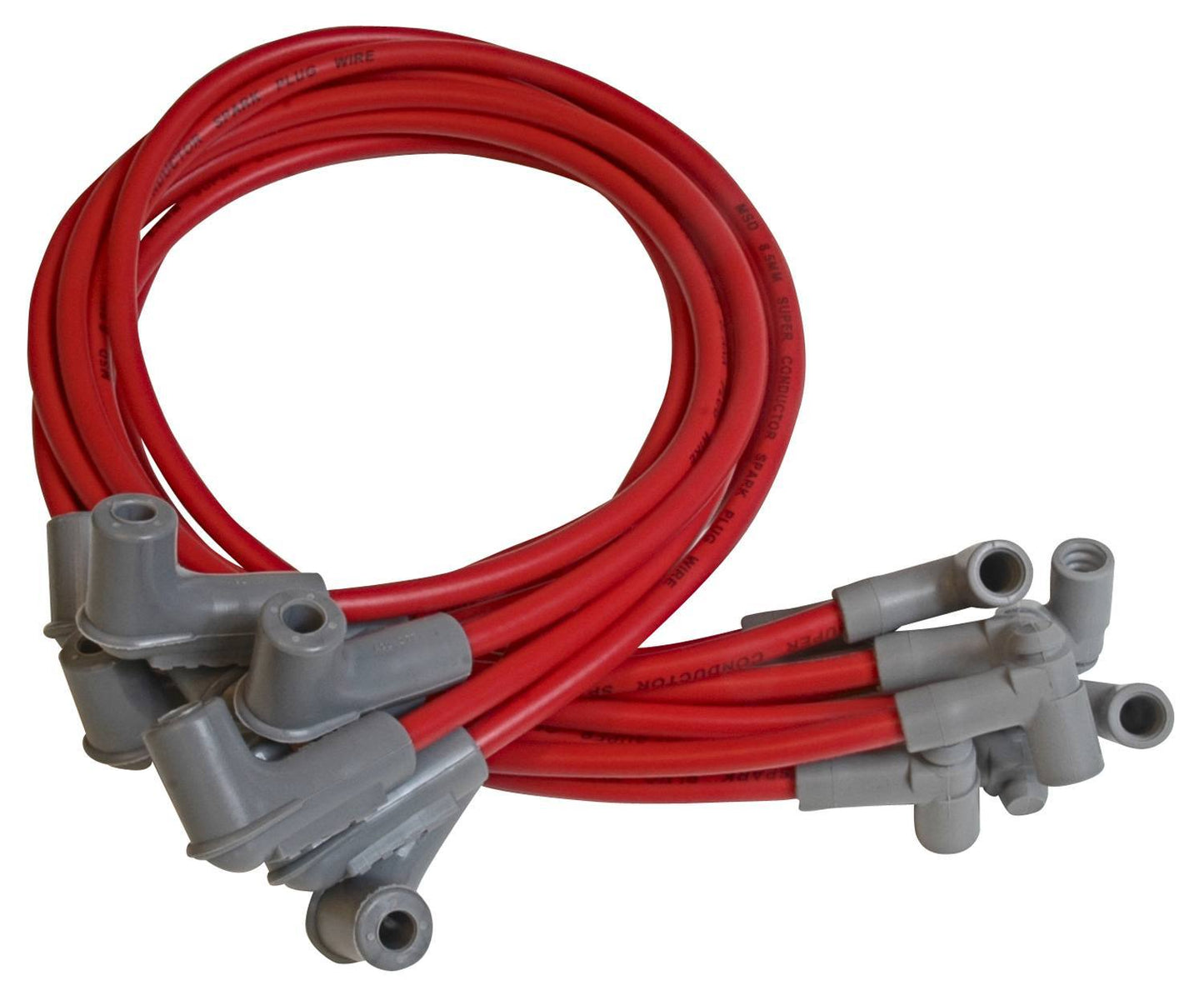 Msd Ignition 8.5MM Spark Plug Wire Set - Red MPN MSD35609 For Chevy