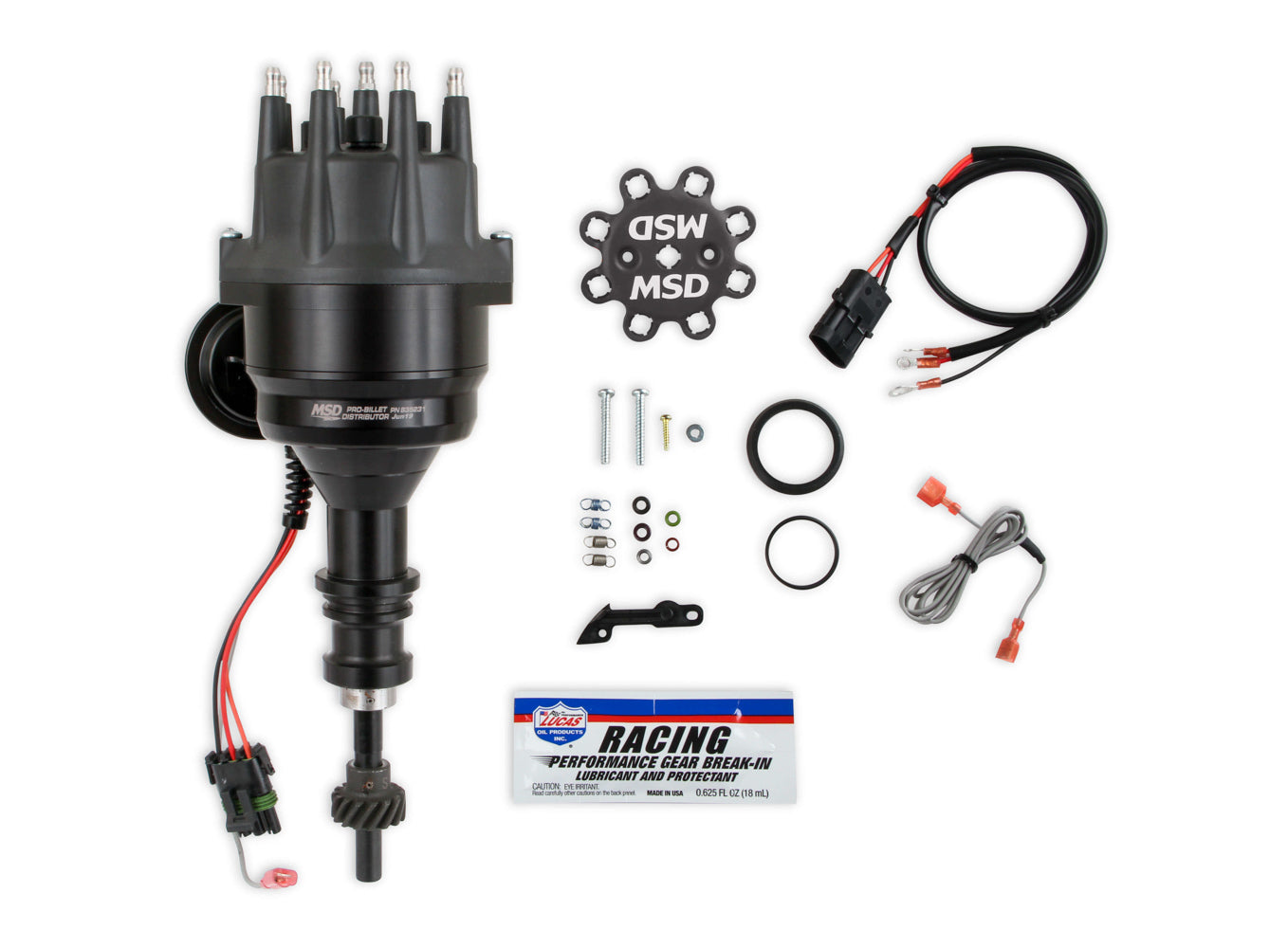 Msd Ignition SBF 289/302 RTR Distributor w/Steel Gear MPN MSD835231 For Ford Pickup