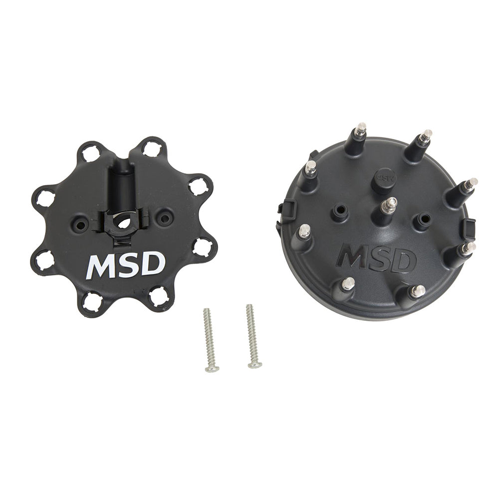 Msd Ignition Distributor Cap - Ford HEI- Black MPN MSD84083 For Ford