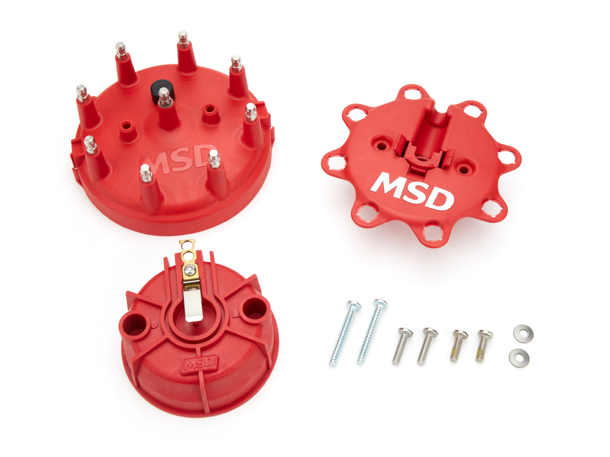 Msd Ignition Large Ford Cap & Rotor Kit (8408/8423) MPN MSD84085 For Ford