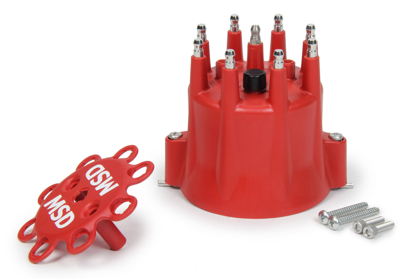 Msd Ignition Distributor Cap w/HEI Wire Retainer MPN MSD8433 For Chevy