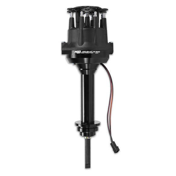 Msd Ignition BBM 426-440 Pro Billet Distributor Black Finish MPN MSD85463 For Mopar Pickup