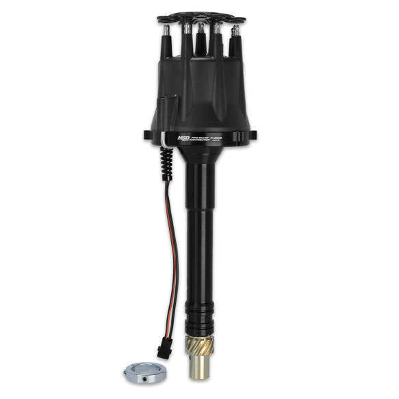 Msd Ignition Chevy V8 Pro Billet Distributor Black Finish MPN MSD85505 For Chevy Pickup