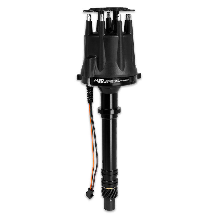 Msd Ignition Chevy Dist. V-8 Billet w/Cap & Rotor - Black MPN MSD85555 For Chevy Pickup