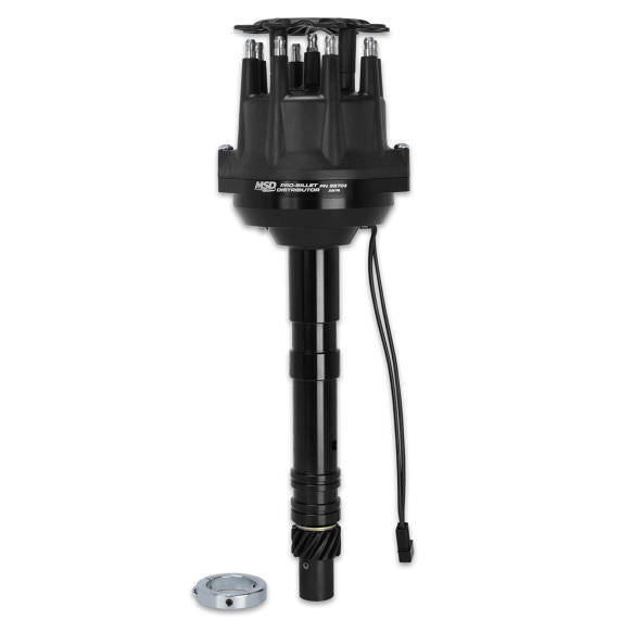 Msd Ignition Chevy V8 Pro Billet Distributor Black Finish MPN MSD85703 For Chevy Pickup