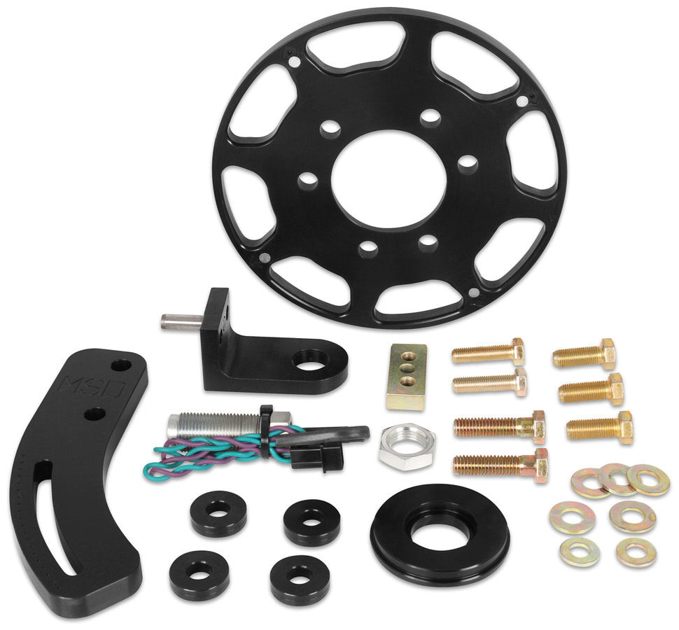 Msd Ignition Crank Trigger Kit SBC w/7in Wheel MPN MSD86103 For Chevy Pickup