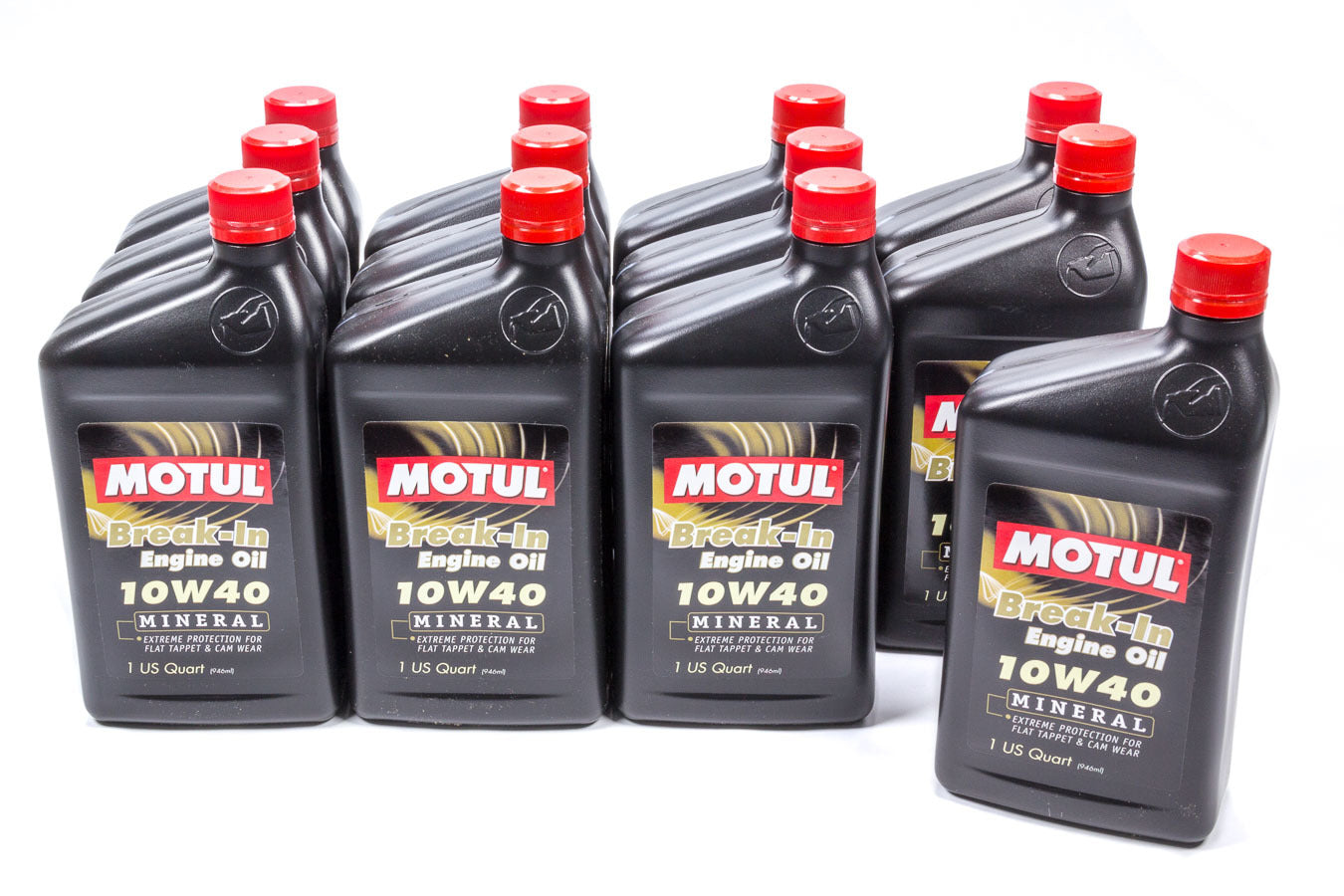 MOTUL USA Break-In Oil 10w40 Case 12 x 1 Qt. MTL108080-12