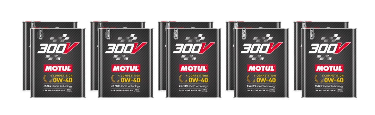 Motul Usa 300V Competition Oil 0w40 Case 10 x 2 Liter MPN MTL110857-10