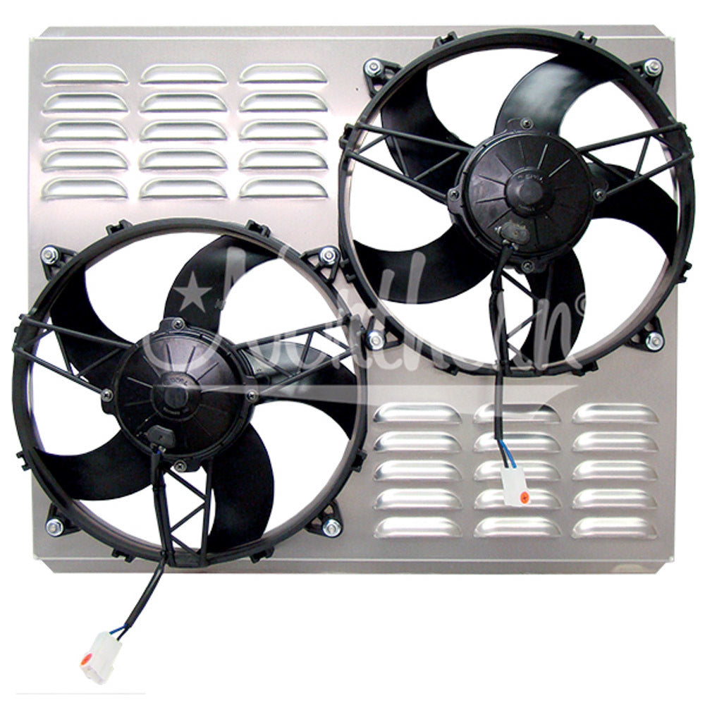 NORTHERN RADIATOR 11in Dual Fans and Shroud NRAZ40075