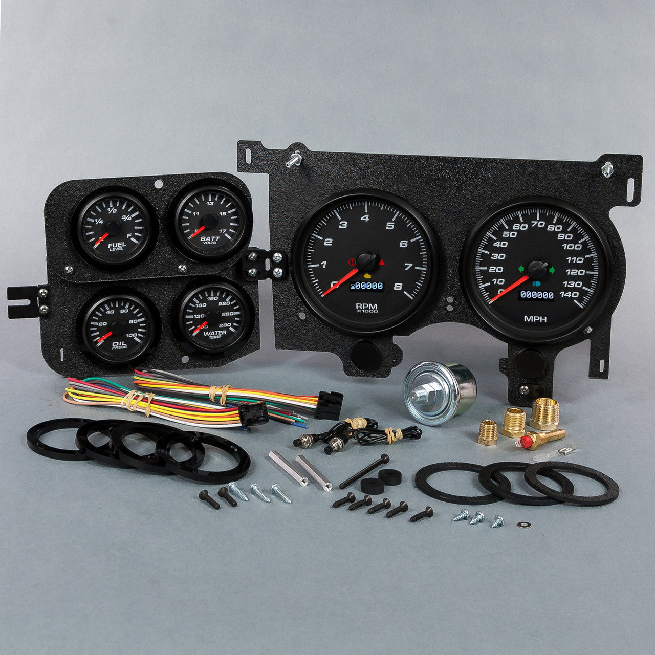 New Vintage Usa 73-87 Chevy F/S Performn ce II Black MPN NVG73026-01 For GM Fullsize Truck 1973-87