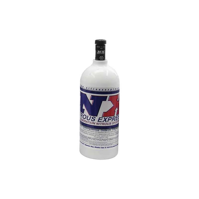 Nitrous Express 2.5 LB Bottle 4.38 Dia. w/Motorcycle Valve MPN NXS11025