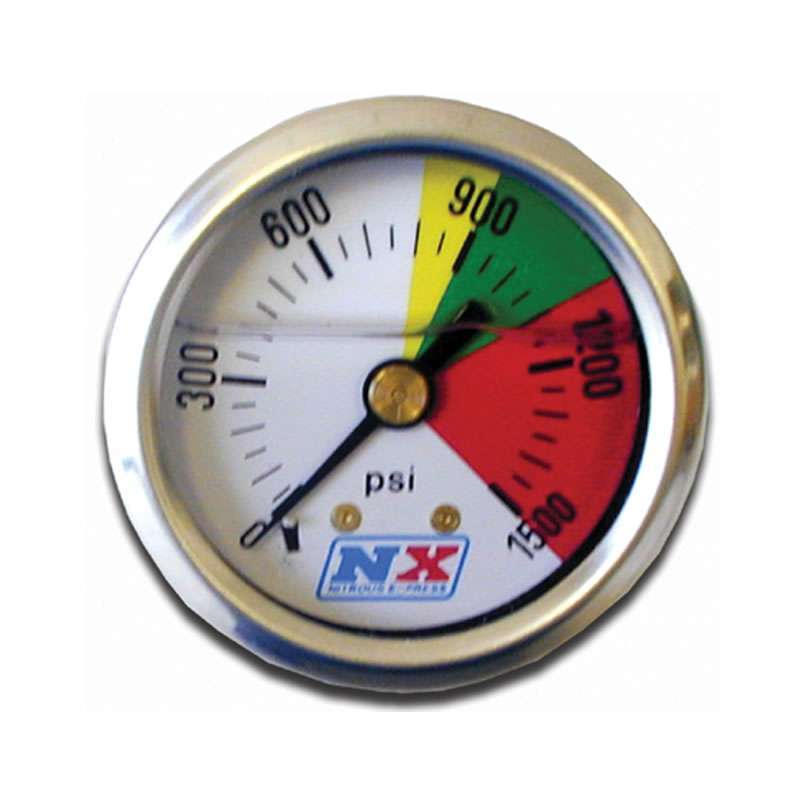 Nitrous Express Nitrous Pressure Gauge 0-1500psi MPN NXS15508