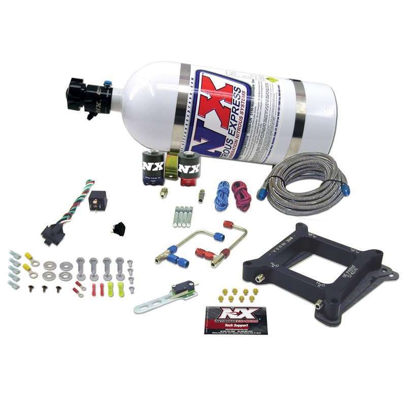 NITROUS EXPRESS Gemini Stage-6 Nitrous Kit w/10lb Bottle - 4150 NXS60040-10