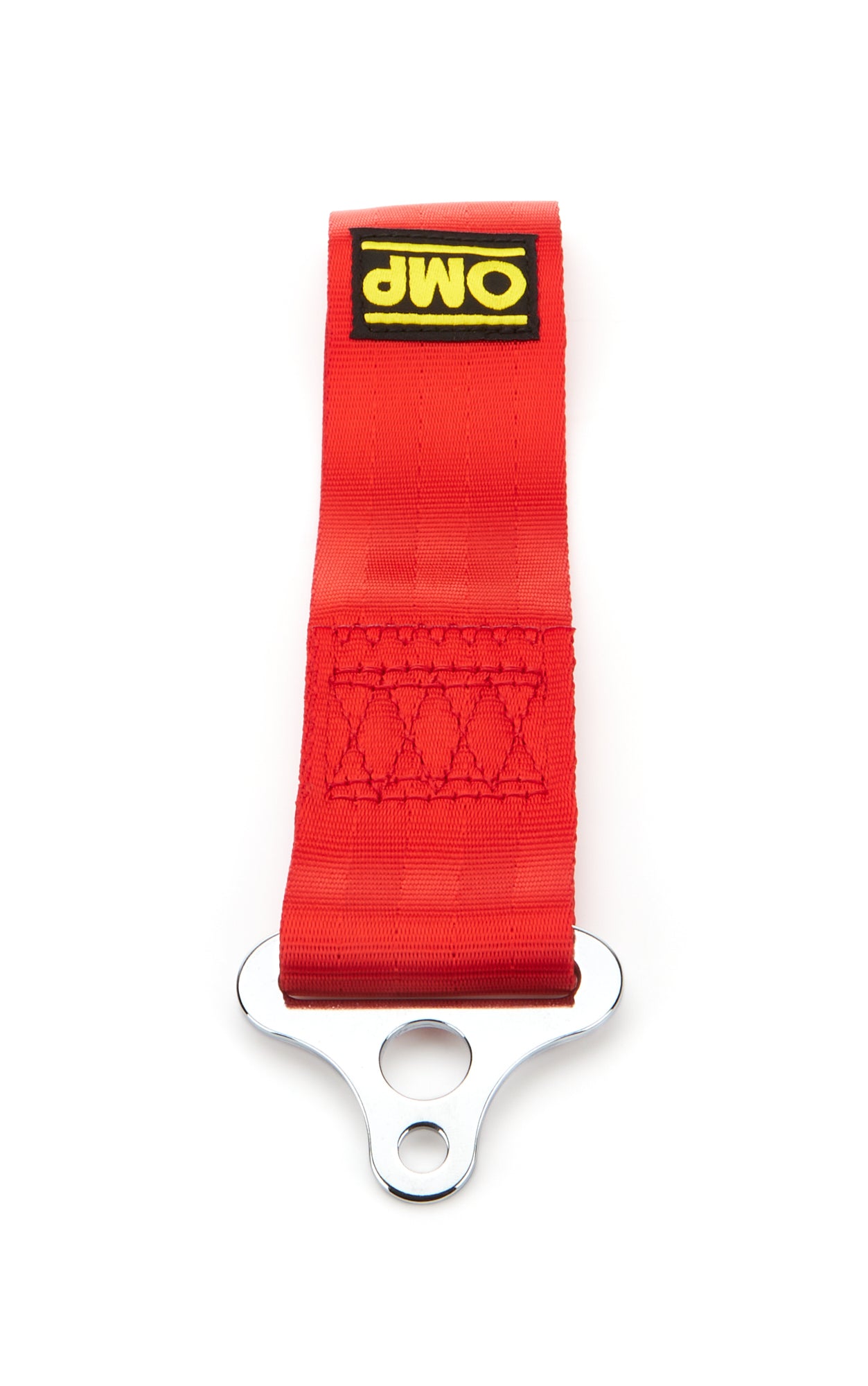 OMP RACING, INC. Tow Hood Red Stainless 100mm ID OMPEB0-0578-061